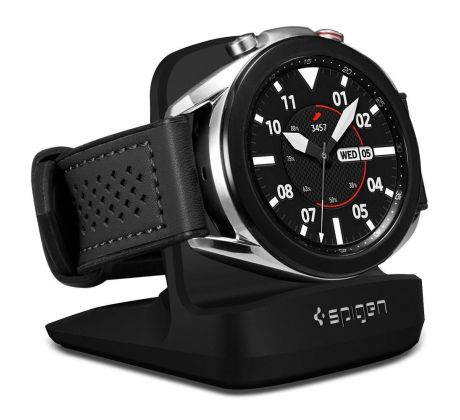 BEZDRÁTOVÁ NABÍJEČKA SPIGEN S352 NIGHT STAND SAMSUNG GALAXY WATCH 3 / 4 BLACK