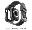 ŘEMÍNEK SUPCASE UNICORN BEETLE PRO APPLE WATCH 4 / 5 / 6 / 7 / 8 / 9 / SE (44 / 45 MM) BLACK