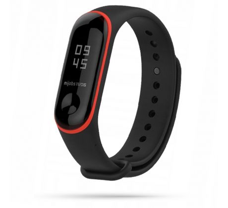 ŘEMÍNEK TECH-PROTECT SMOOTH XIAOMI MI BAND 3/4 BLACK/RED