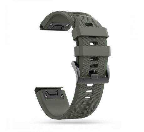 ŘEMÍNEK TECH-PROTECT SMOOTH GARMIN FENIX 5 / 6 / 6 PRO / 7 ARMY GREEN