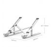 STOJAN NA NOTEBOOK TECH-PROTECT ALUSTAND UNIVERSAL LAPTOP STAND SILVER