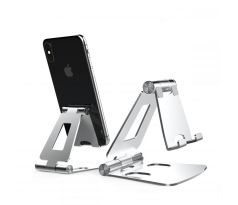 STOJAN NA TELEFON A TABLET TECH-PROTECT Z16 UNIVERSAL STAND HOLDER SMARTPHONE SILVER