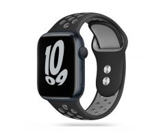 ŘEMÍNEK TECH-PROTECT SOFTBAND APPLE WATCH 4 / 5 / 6 / 7 / 8 / 9 / SE / ULTRA 1 / 2 (42 / 44 / 45 / 49 MM) BLACK/GRAY