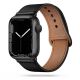 ŘEMÍNEK TECH-PROTECT LEATHERFIT APPLE WATCH 4 / 5 / 6 / 7 / 8 / 9 / SE / ULTRA 1 / 2 (42 / 44 / 45 / 49 MM) BLACK