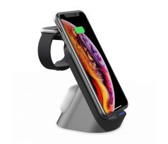 BEZDRÁTOVÁ NABÍJEČKA TECH-PROTECT H18 3IN1 WIRELESS CHARGER BLACK