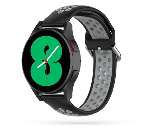 ŘEMÍNEK TECH-PROTECT SOFTBAND SAMSUNG GALAXY WATCH 4 / 5 / 5 PRO / 6 / 7 / FE BLACK/GREY