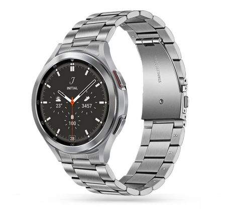 ŘEMÍNEK TECH-PROTECT STAINLESS SAMSUNG GALAXY WATCH 4 / 5 / 5 PRO / 6 / 7 / FE SILVER