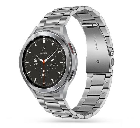 ŘEMÍNEK TECH-PROTECT STAINLESS SAMSUNG GALAXY WATCH 4 / 5 / 5 PRO / 6 SILVER