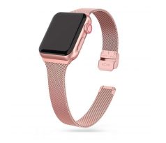 TECH-PROTECT THIN MILANESE APPLE WATCH 4 / 5 / 6 / 7 / 8 / SE (38 / 40 / 41 MM) ROSE GOLD
