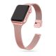 ŘEMÍNEK TECH-PROTECT THIN MILANESE APPLE WATCH 4 / 5 / 6 / 7 / 8 / 9 / SE (38 / 40 / 41 MM) ROSE GOLD