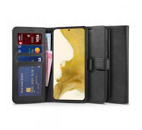 KRYT TECH-PROTECT WALLET SAMSUNG GALAXY S22+ PLUS BLACK