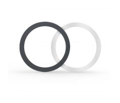 TECH-PROTECT MAGMAT MAGSAFE UNIVERSAL MAGNETIC RING 2-PACK BLACK & SILVER