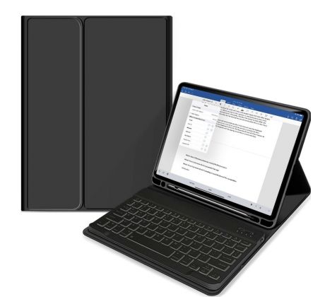 KRYT TECH-PROTECT SC PEN + KEYBOARD iPad 10.2 2019 / 2020 / 2021 BLACK