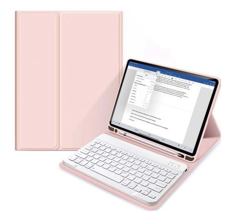 KRYT TECH-PROTECT SC PEN + KEYBOARD iPad 10.2 2019 / 2020 / 2021 PINK