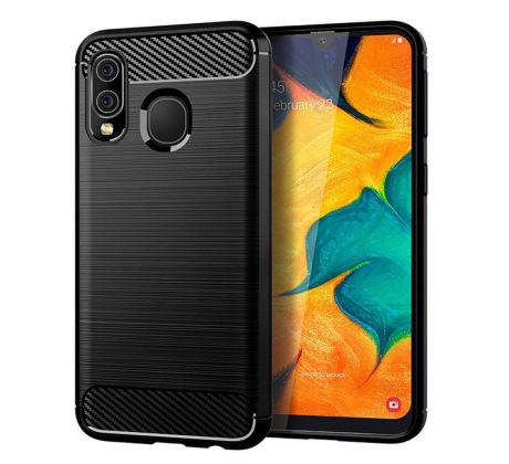 Forcell CARBON Case  Samsung Galaxy A40 černý