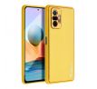 Forcell LEATHER Case  Xiaomi Redmi Note 11 / 11S žlutý