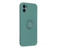 Forcell SILICONE RING Case  iPhone 11 zelený