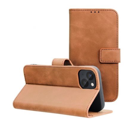Forcell TENDER Book Case  iPhone 13 hnědý