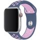 Řemínek pro Apple Watch (42/44/45mm) Sport, sea blue-light pink (velikost S)