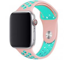 Řemínek pro Apple Watch (38/40/41mm) Sport, rose-green (velikost S)