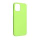 Roar Colorful Jelly Case -  iPhone 12 / 12 Pro žlutý limetkový