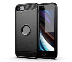 Forcell CARBON Case  iPhone SE 2020 černý