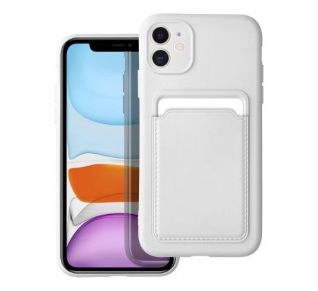 Forcell CARD Case  iPhone 11 bílý