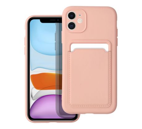 Forcell CARD Case  iPhone 11 růžový