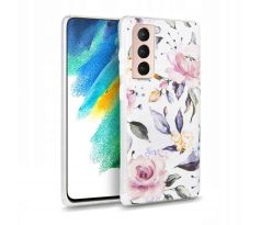 TECH-PROTECT FLORAL GALAXY S21 FE WHITE