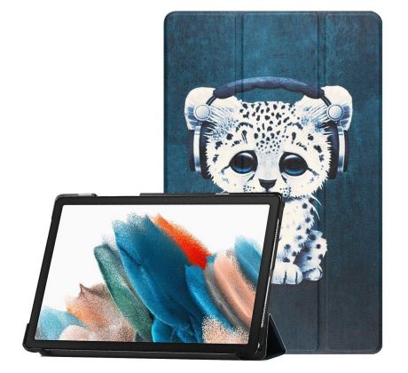 KRYT TECH-PROTECT SMARTCASE SAMSUNG GALAXY TAB A8 10.5 X200 / X205 SAD CAT