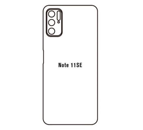 Hydrogel - matná zadní ochranná fólie - Xiaomi Redmi Note 11SE