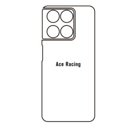Hydrogel - matná zadní ochranná fólie - OnePlus Ace Racing