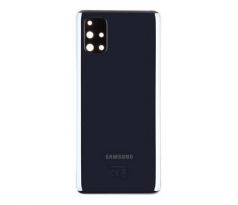 Samsung Galaxy M51 - Zadní kryt - černý se sklíčkem zadní kamery (náhradní díl)