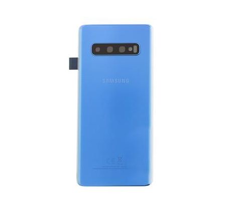 Samsung Galaxy S10 - Zadní kryt se sklíčkem zadní kamery - modrý (náhradní díl)