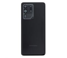 Samsung Galaxy S20 Ultra - Zadní kryt so sklíčkom kamery - Cosmic Black (náhradní díl)
