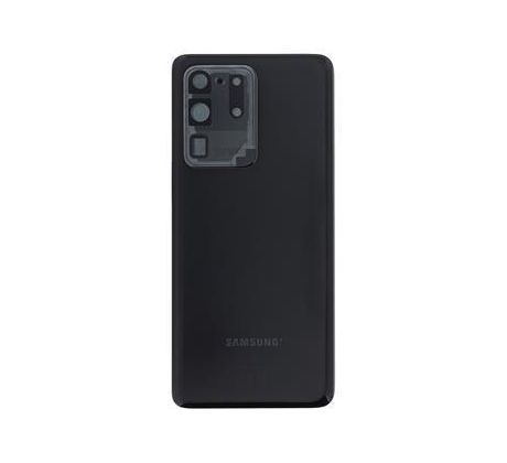 Samsung Galaxy S20 Ultra - Zadní kryt so sklíčkom kamery - Cosmic Black (náhradní díl)