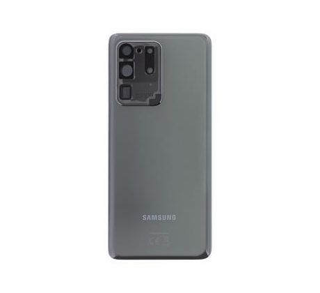 Samsung Galaxy S20 Ultra - Zadní kryt so sklíčkom kamery - Cosmic Grey (náhradní díl)