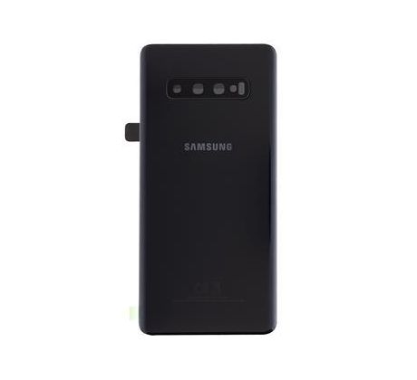 Samsung Galaxy S10 Plus - Zadní kryt se sklíčkem kamery - černý  (náhradní díl)