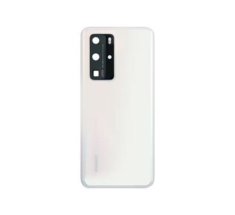 Huawei P40 Pro - Zadní kryt - biely - se sklíčkem zadní kamery (náhradní díl)