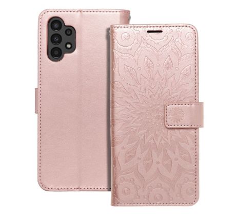 Forcell MEZZO Book   Samsung A13 4G mandala rose zlatý