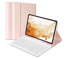 KRYT TECH-PROTECT SC PEN + KEYBOARD SAMSUNG GALAXY TAB A8 10.5 X200 / X205 PINK