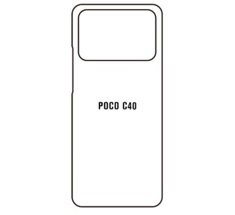 Hydrogel - zadní ochranná fólie - Xiaomi Poco C40