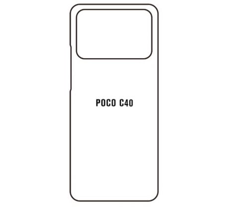Hydrogel - zadní ochranná fólie - Xiaomi Poco C40
