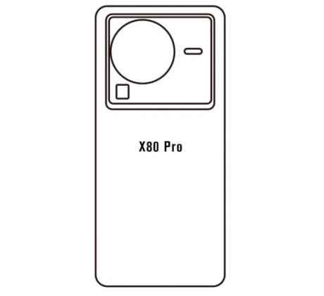 Hydrogel - zadní ochranná fólie - Vivo X80 Pro