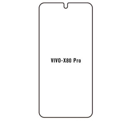 Hydrogel - matná ochranná fólie - Vivo X80 Pro