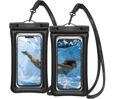 VODĚODOLNÉ POUZDRO SPIGEN A610 UNIVERSAL WATERPROOF FLOAT CASE 2-PACK BLACK