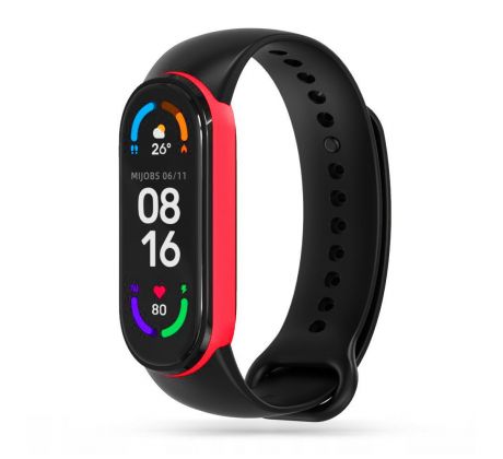 ŘEMÍNEK TECH-PROTECT ICONBAND XIAOMI MI SMART BAND 5 / 6 / 7 / NFC BLACK/RED