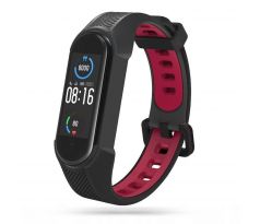 ŘEMÍNEK TECH-PROTECT ARMOUR XIAOMI MI SMART BAND 5 / 6 / 7 / NFC BLACK/RED