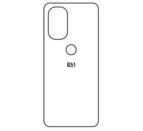Hydrogel - matná zadní ochranná fólie - Motorola Moto G51 5G