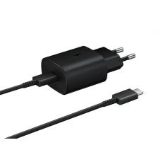 EP-T1510XBE Samsung USB-C Cestovní nabíječka 15W Black + USB-C Datový Kabel